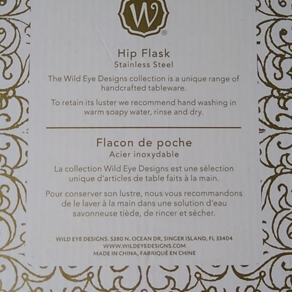 NIB Wild Eye Designs Round Hip Flask - From Miss to Mrs - Picture 7 of 9